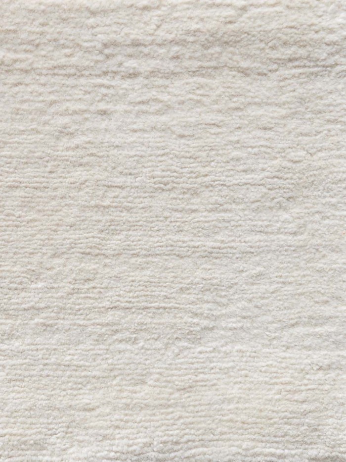 Handtufted alpaca cream colored textural rug